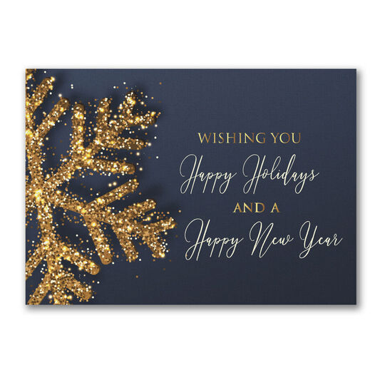 Captivating Snowflake Folded Holiday Cards